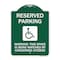 Signmission Reserved Parking Warning This Space Is Being Watched by Concerned Citizens, A-DES-GW-1824-22994 A-DES-GW-1824-22994 - alternate 1